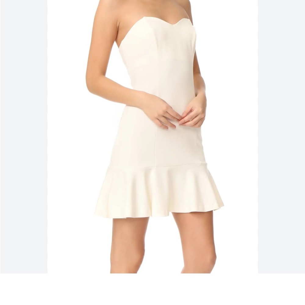 Amanda Uprichard Rocky Dress in Ivory